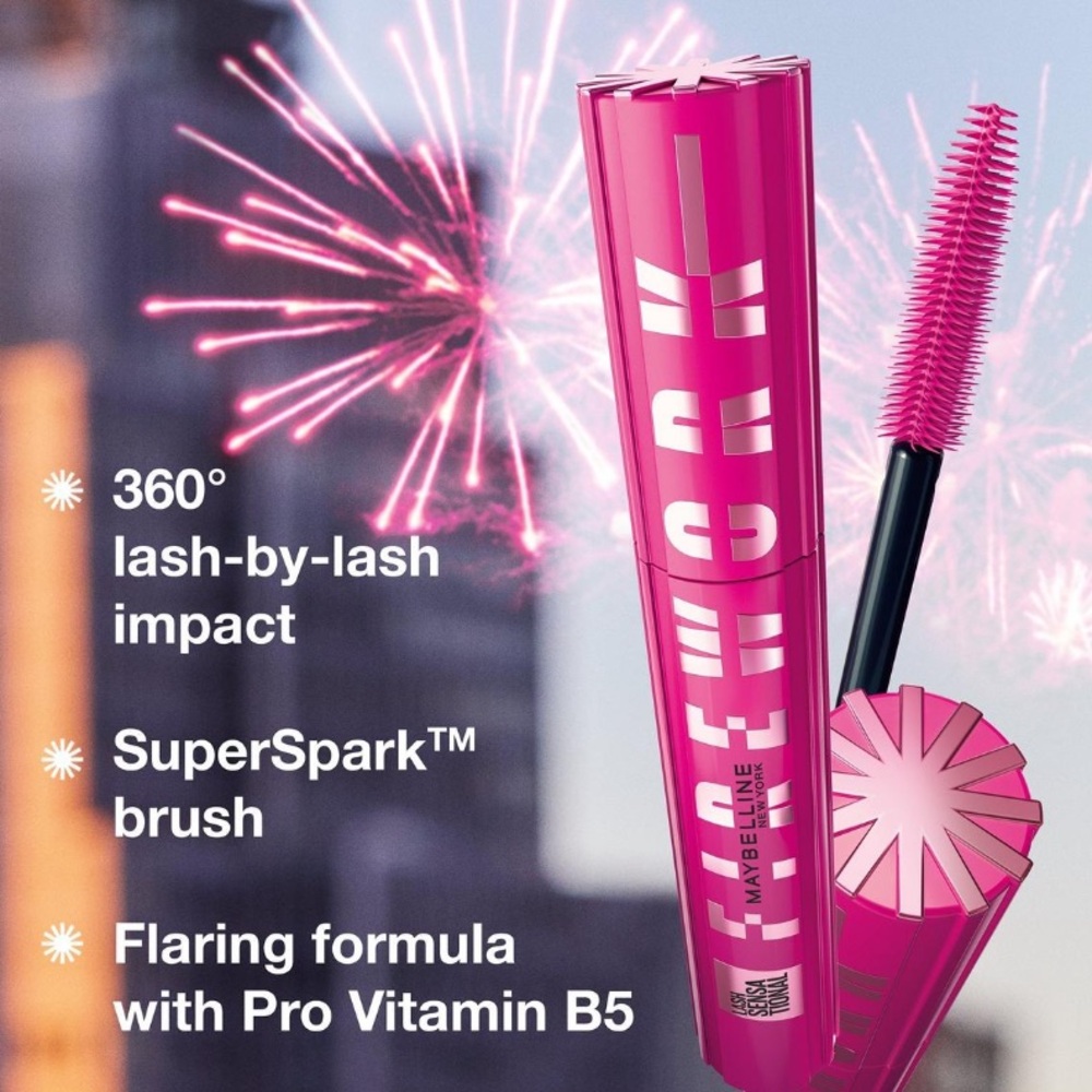 3 Count Maybelline Lash Sensational Firework Mascara - Brand New - Picture 3 of 4